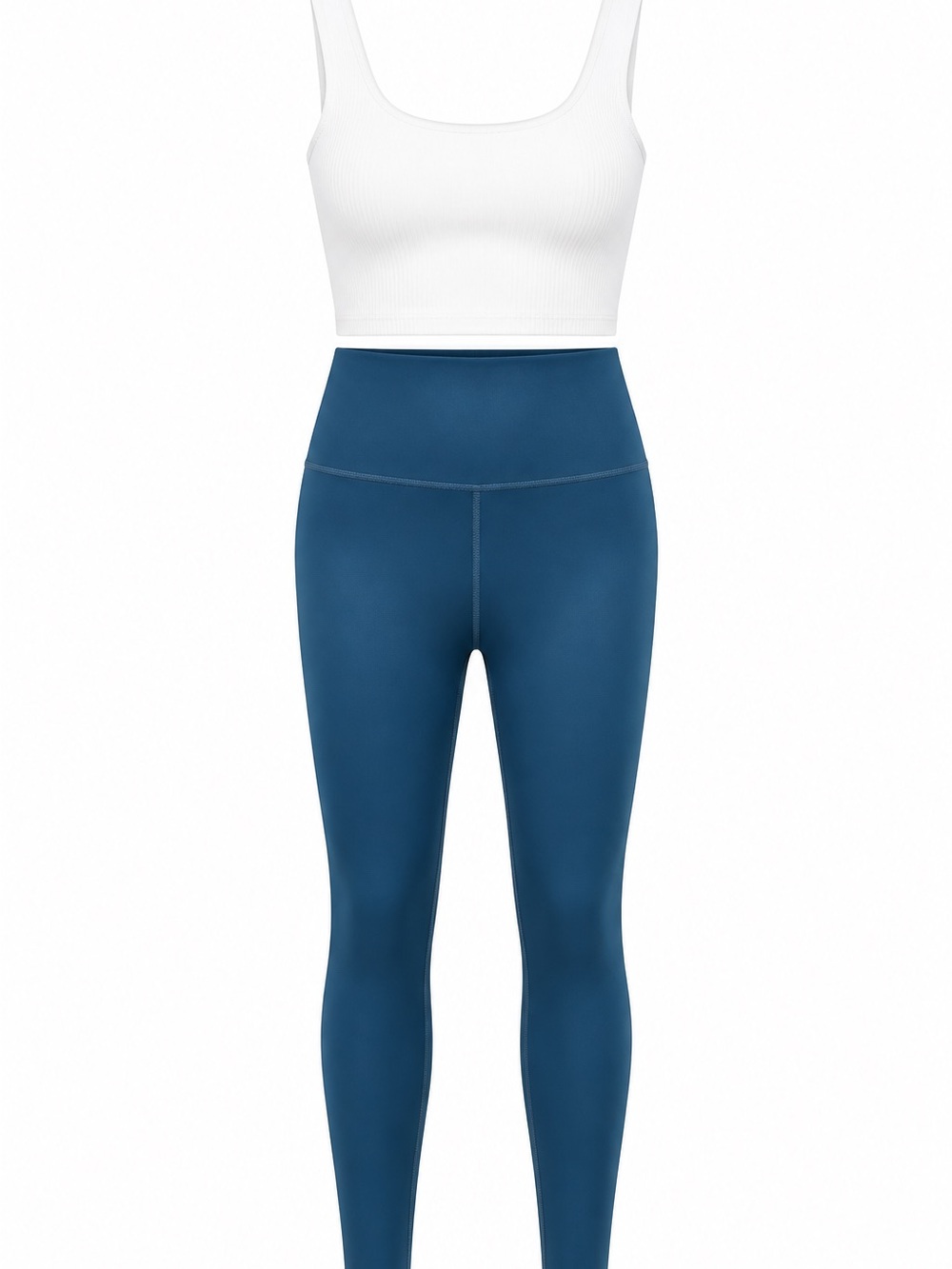 Athleta High-Waist Teal Blue Leggings